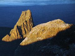 05B Point John, Point Melhuish Close Up Just After Sunrise From Point Lenana On The Mount Kenya Trek October 2000